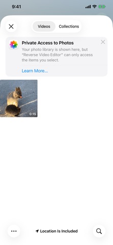 Reverse Video Edito‪r‬ iPhone screenshot