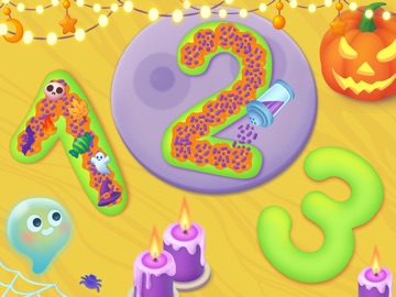 Donut 123 Numbers Kids Games iPad screenshot