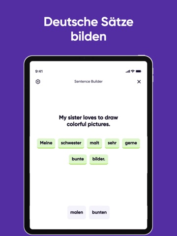 Lingzy: Deutsch Lernen mit KI iPad screenshot 7