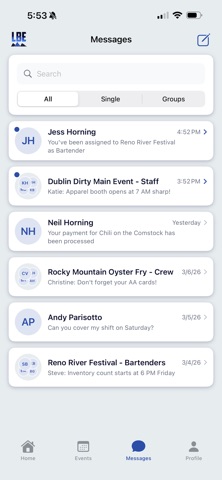 LBE Staff screenshot