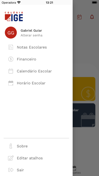 Colégio IGE Screenshot