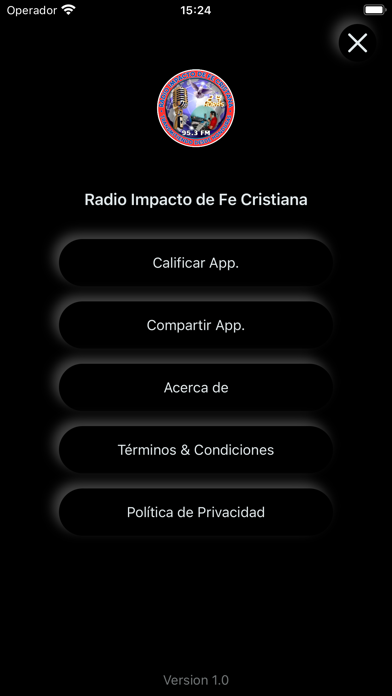 Radio Impacto de Fe Cristiana Screenshot