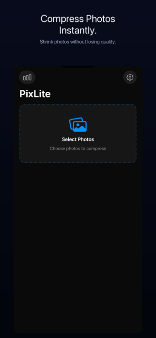 PixLite - Photo Compressor Screenshot 3 of 4