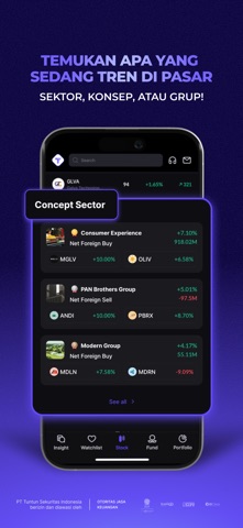 Tuntun: Beli Saham & Reksadana screenshot