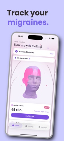 Headwise - Migraine Tracker Screenshot 1 of 4