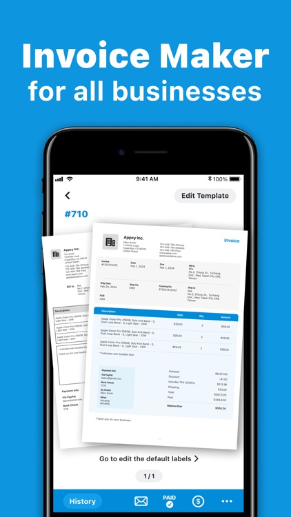 Tiny Invoice - Invoice Maker screenshot-0