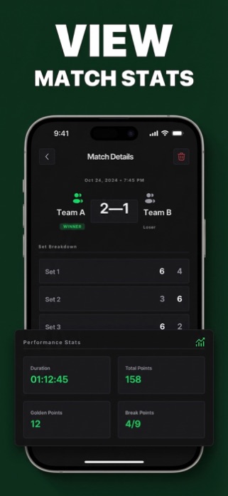 Paddle Score: Padel Tracker Screenshot 4 of 5
