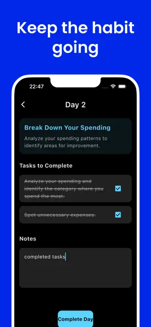 MoneyHabit Tracker screenshot 2