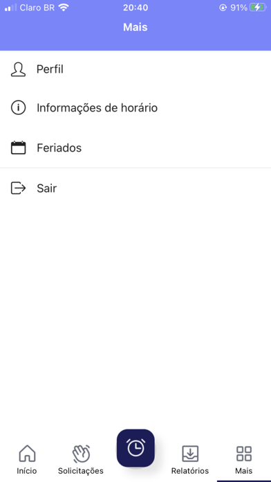 Hora Ponto - Colaborador Screenshot