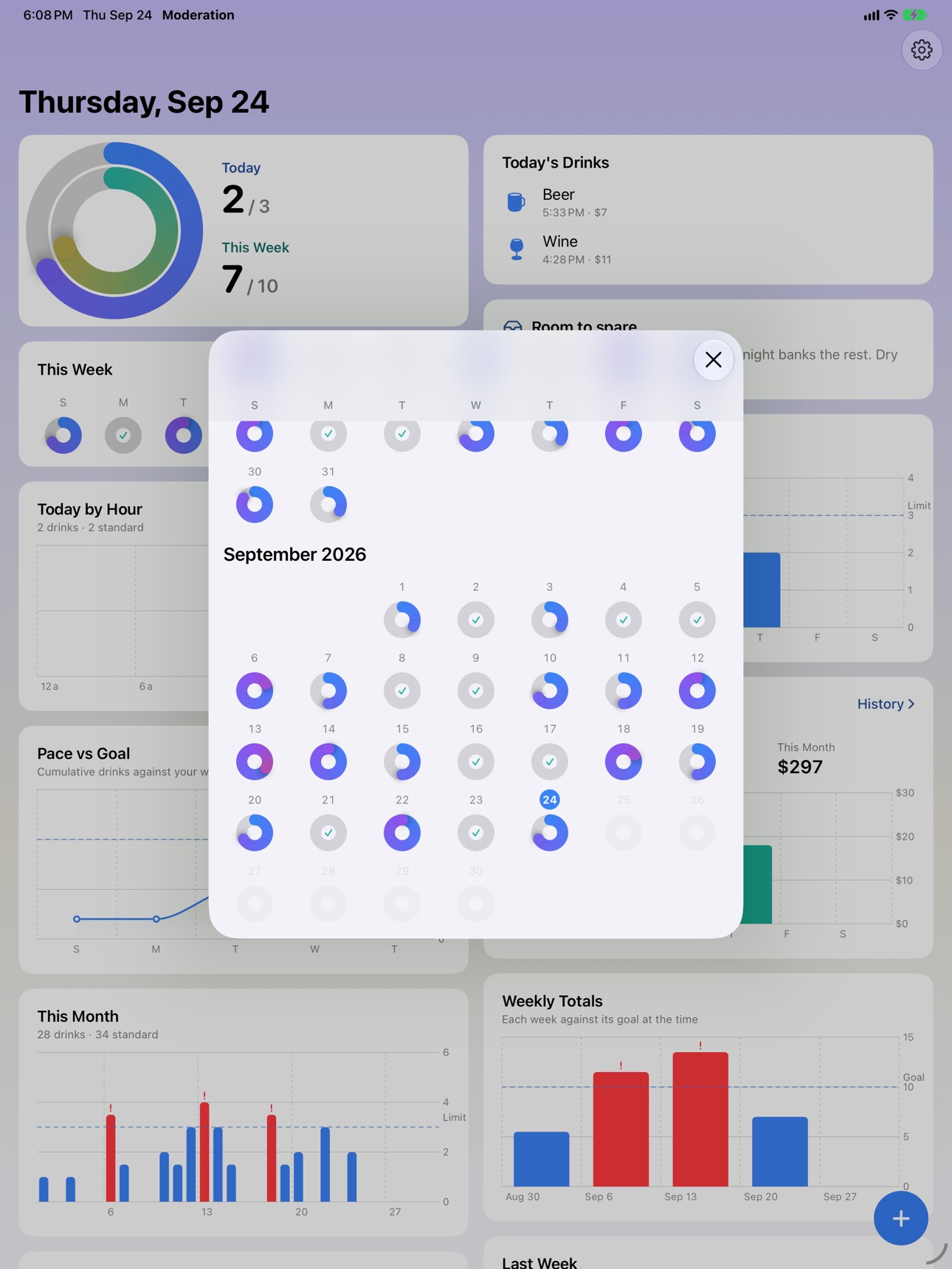 Screenshot 6 of Moderation - Drink Tracker