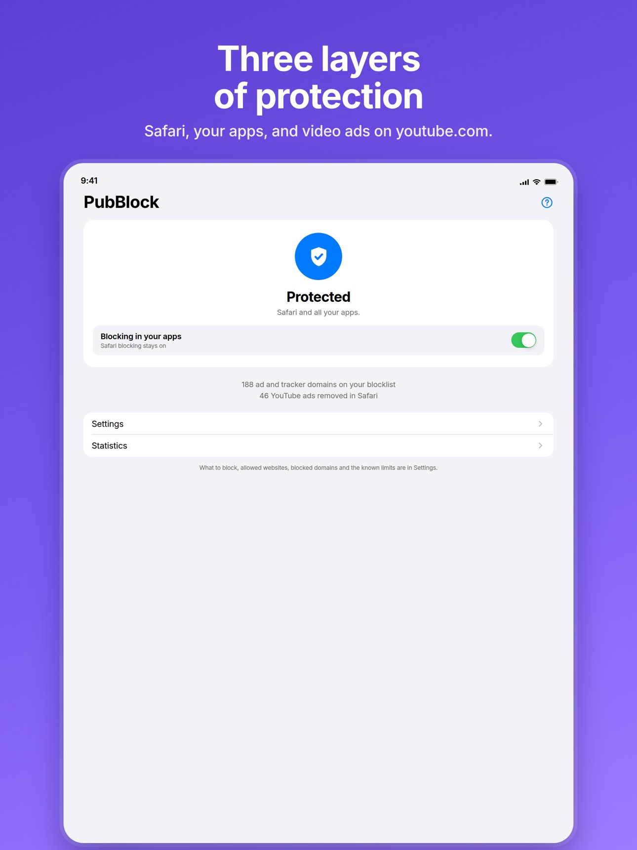 Screenshot 7 of PubBlock: Ad & Tracker Blocker