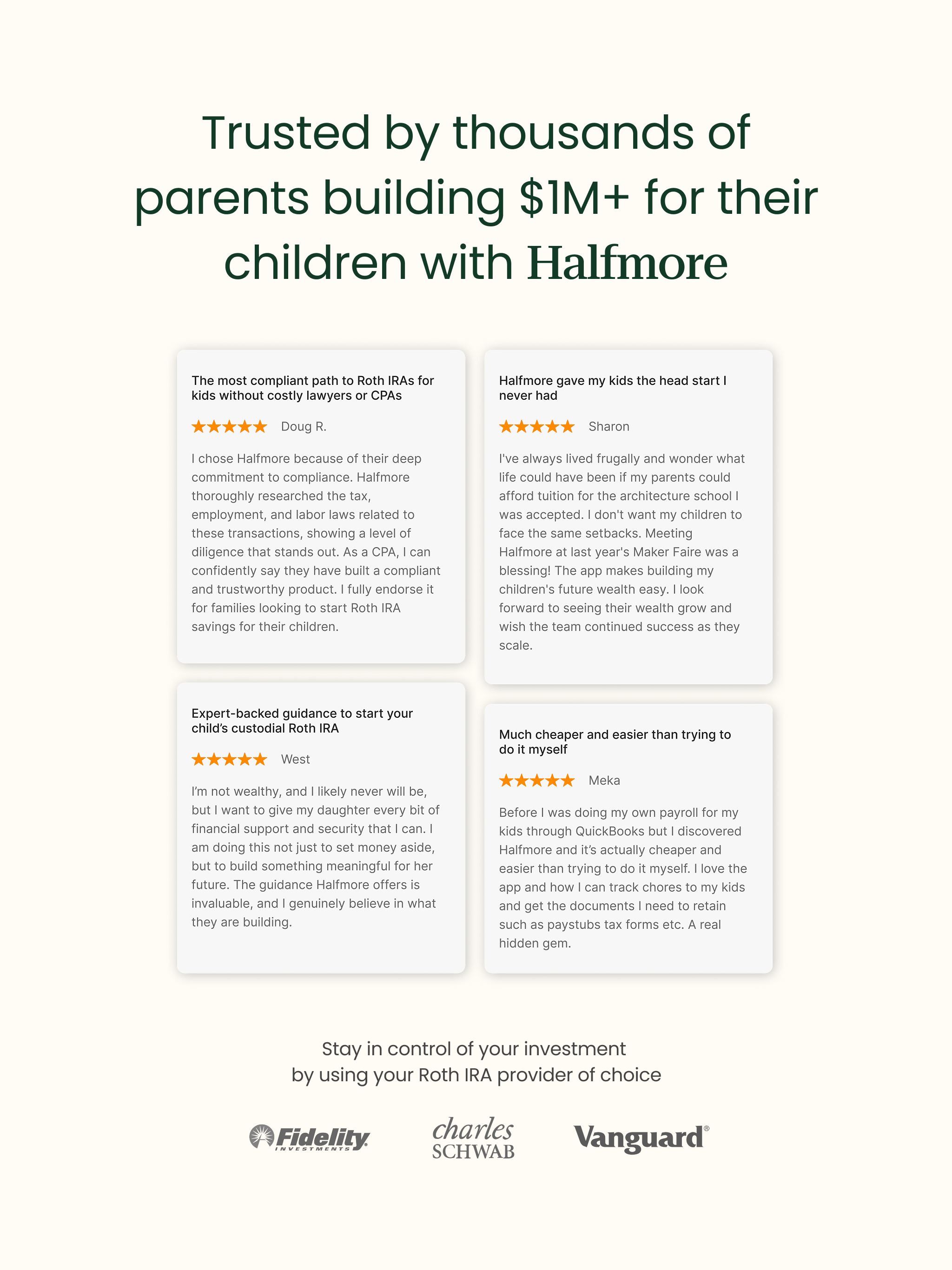 Halfmore: Roth IRA for Child screenshot 14