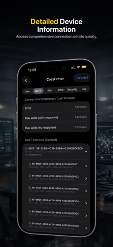 BLE Scanner: Bluetooth Sniffer screenshot