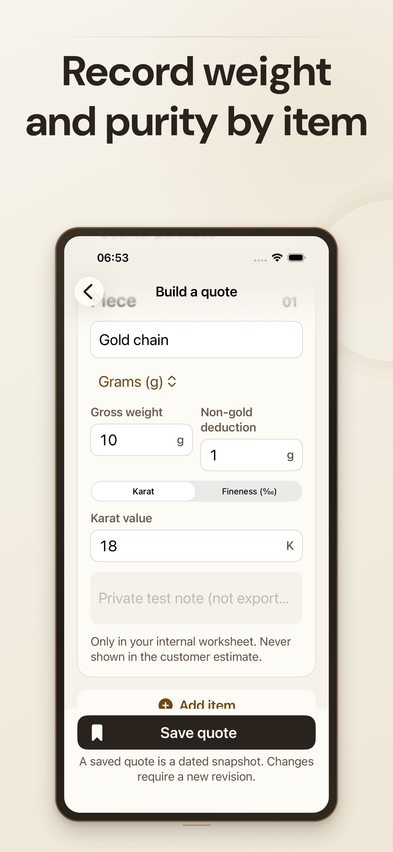 Screenshot 2 of Gold Calculator: Buyer Desk