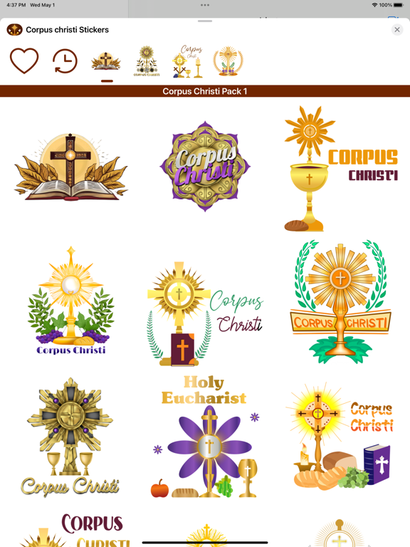 Screenshot #5 pour Corpus Christi Stickers