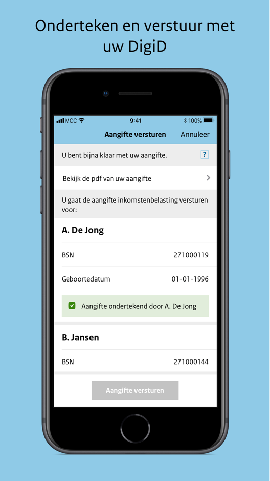 #7. Aangifte Inkomstenbelasting (iOS) 由: Belastingdienst