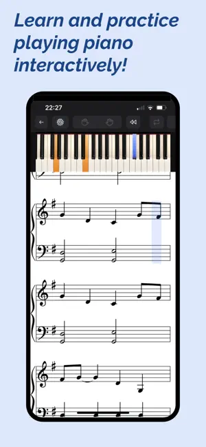 clefPlayer: Learn Piano screenshot 1