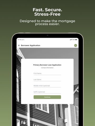 First Option Mortgage iPad screenshot