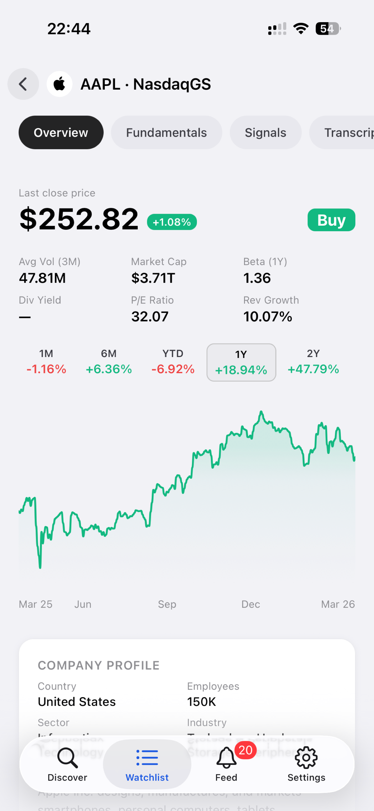 FinUp Signals screenshot 3