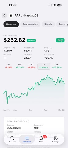 FinUp Signals Screenshot 3 of 4