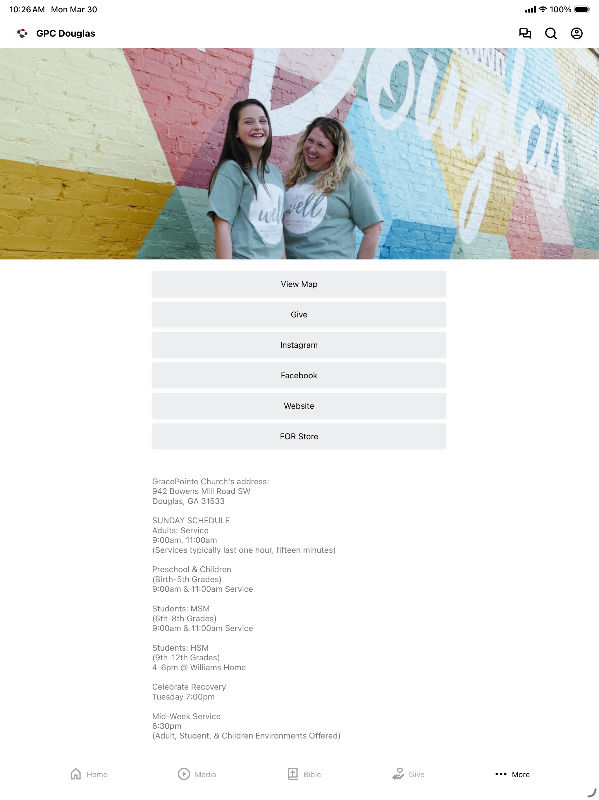 GracePointe Church Douglas screenshot 6