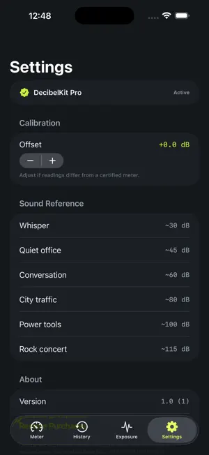 DecibelKit - Sound Meter screenshot 4