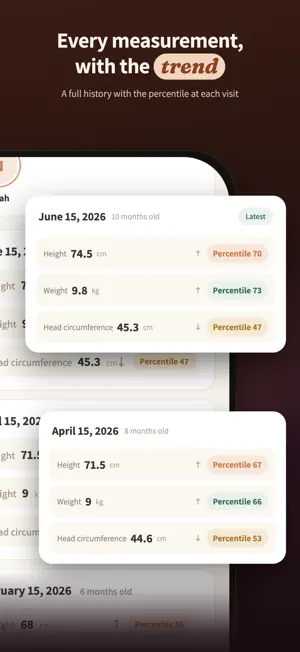 Ahozon: Baby & Growth Tracker screenshot 4