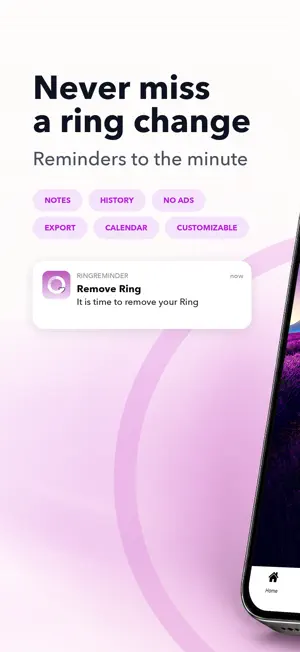Birth Control Ring Reminder screenshot 1