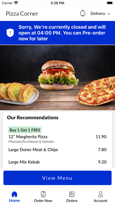 Pizza Corner Lincoln Screenshot