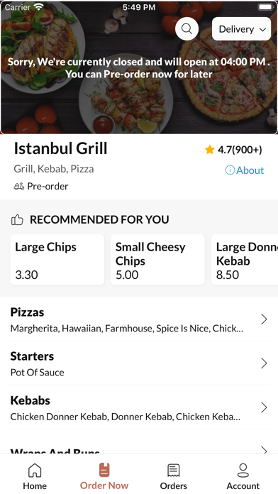 Istanbul Grill Waterlooville Screenshot