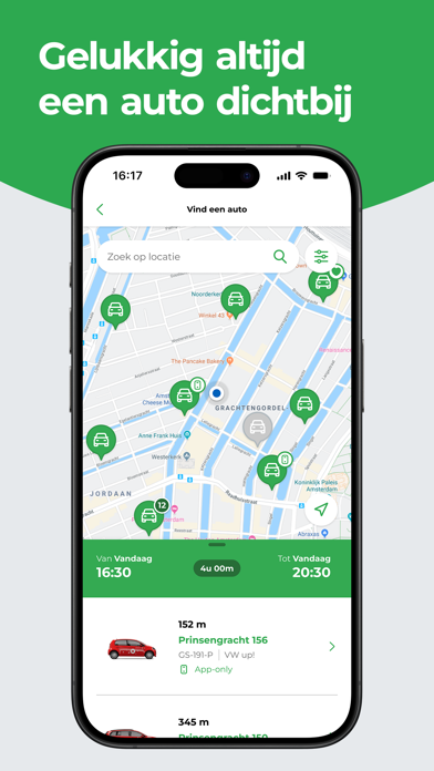 Screenshot #1 pour Greenwheels – Deelauto