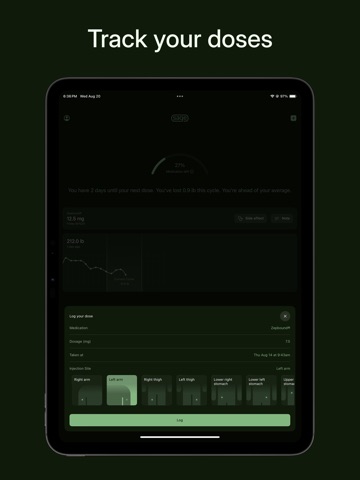 Sage Weight iPad screenshot