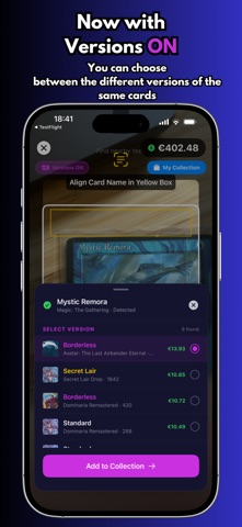 MTG Card Scanner: Lotus Scan iPhone screenshot