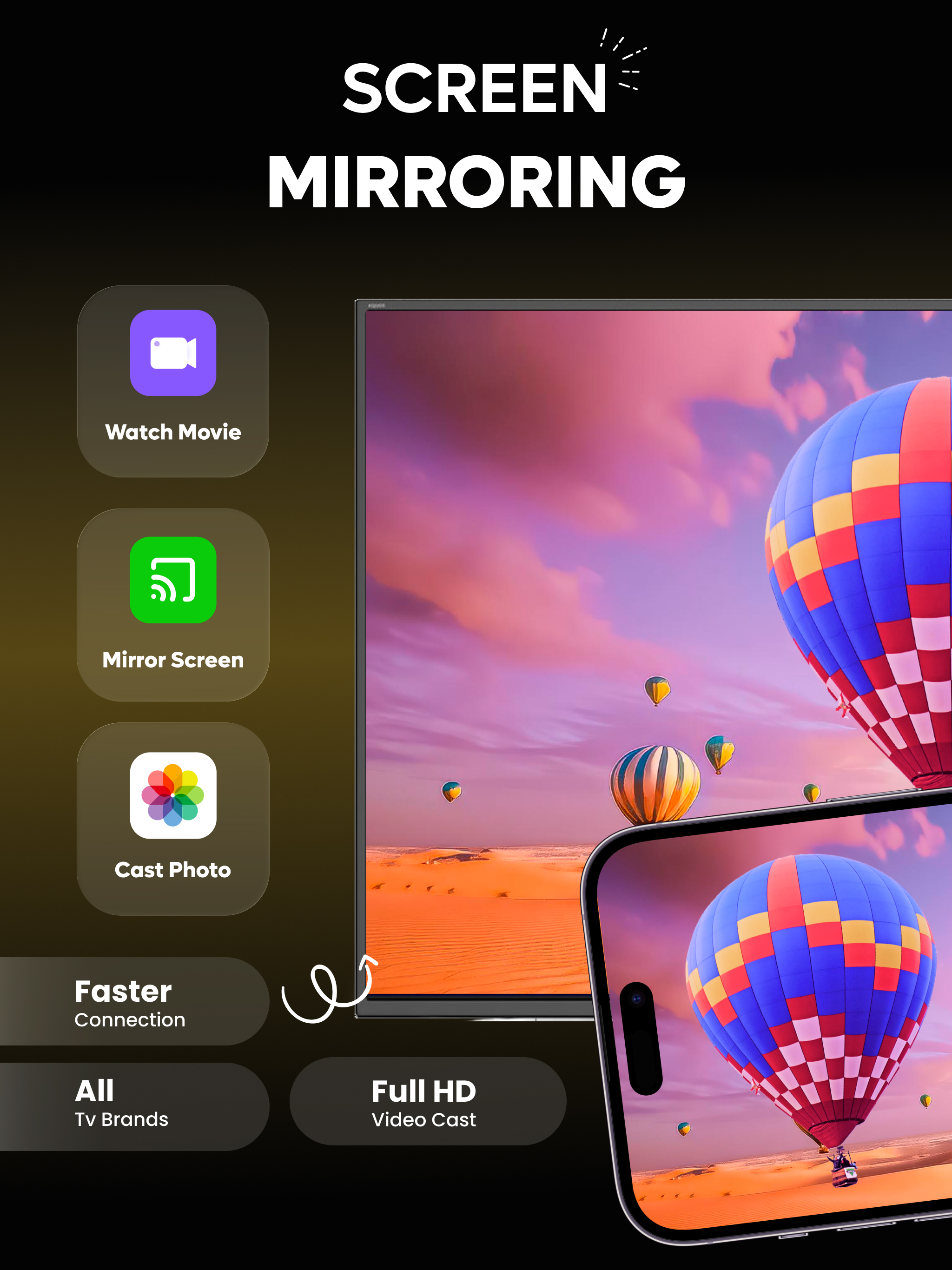 Screen Mirroring | TV Casting