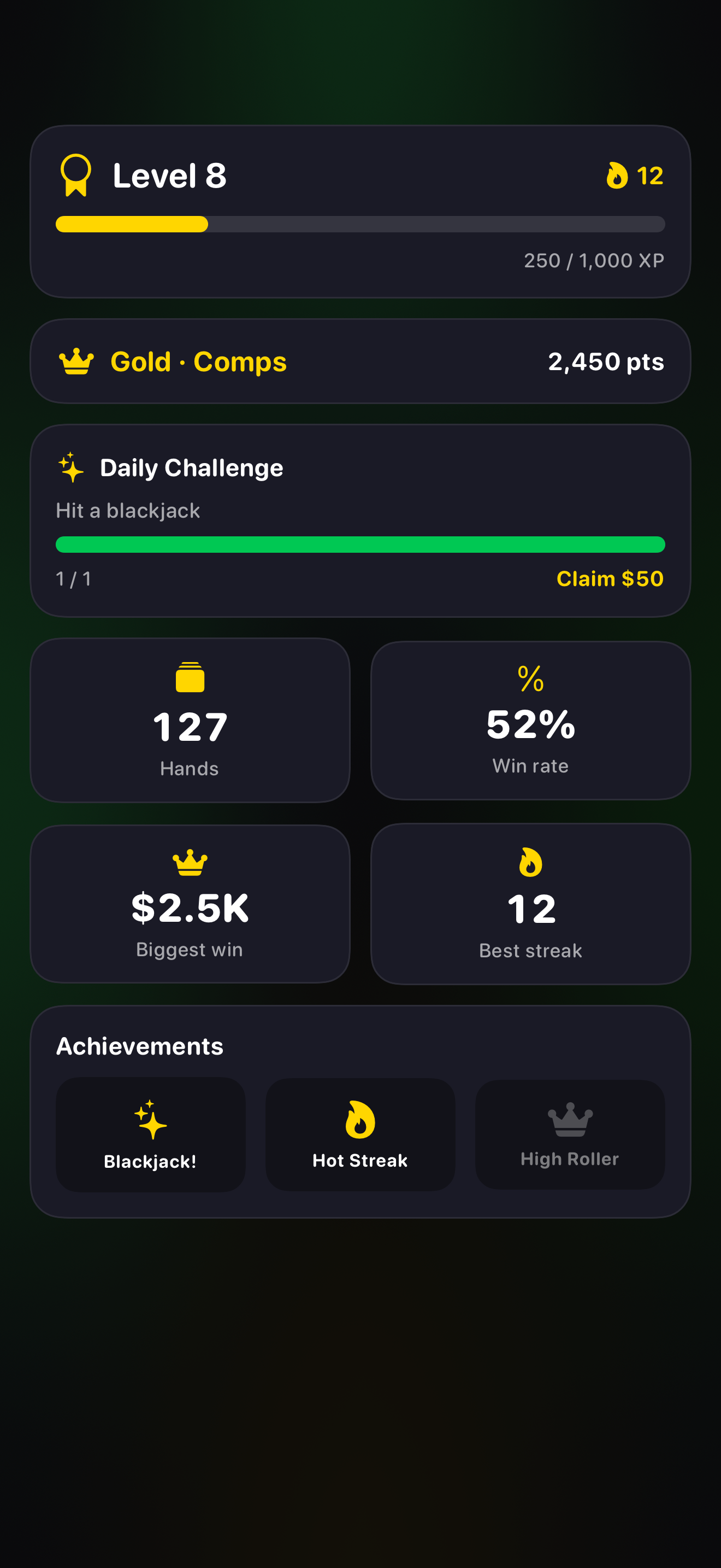 Blackjack • screenshot 3