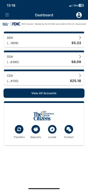 Citizens 1st National Bank screenshot 2
