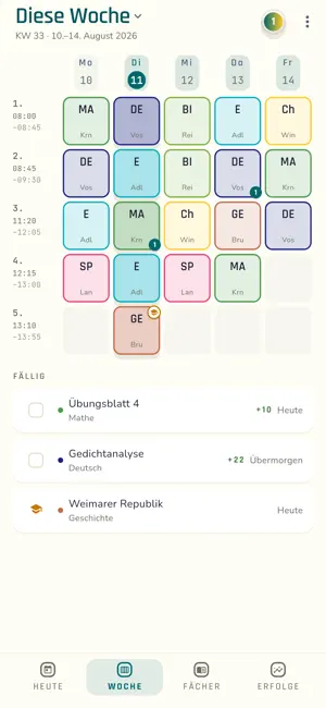 Heftig – School Planner screenshot 2