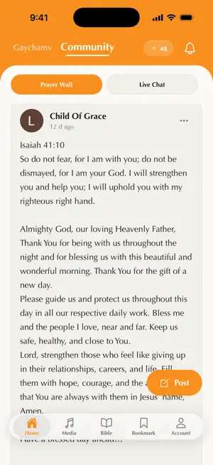 Gaychamv: Daily Prayer & Bible screenshot 4