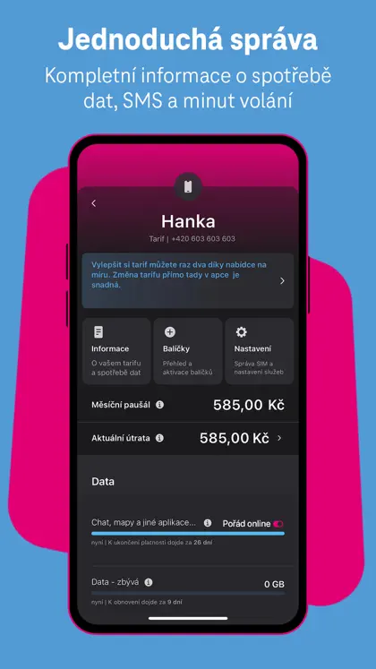 Screenshot 3 di 6 di Můj T-Mobile