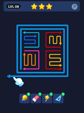 Tap Out Maze Puzzle iPad screenshot