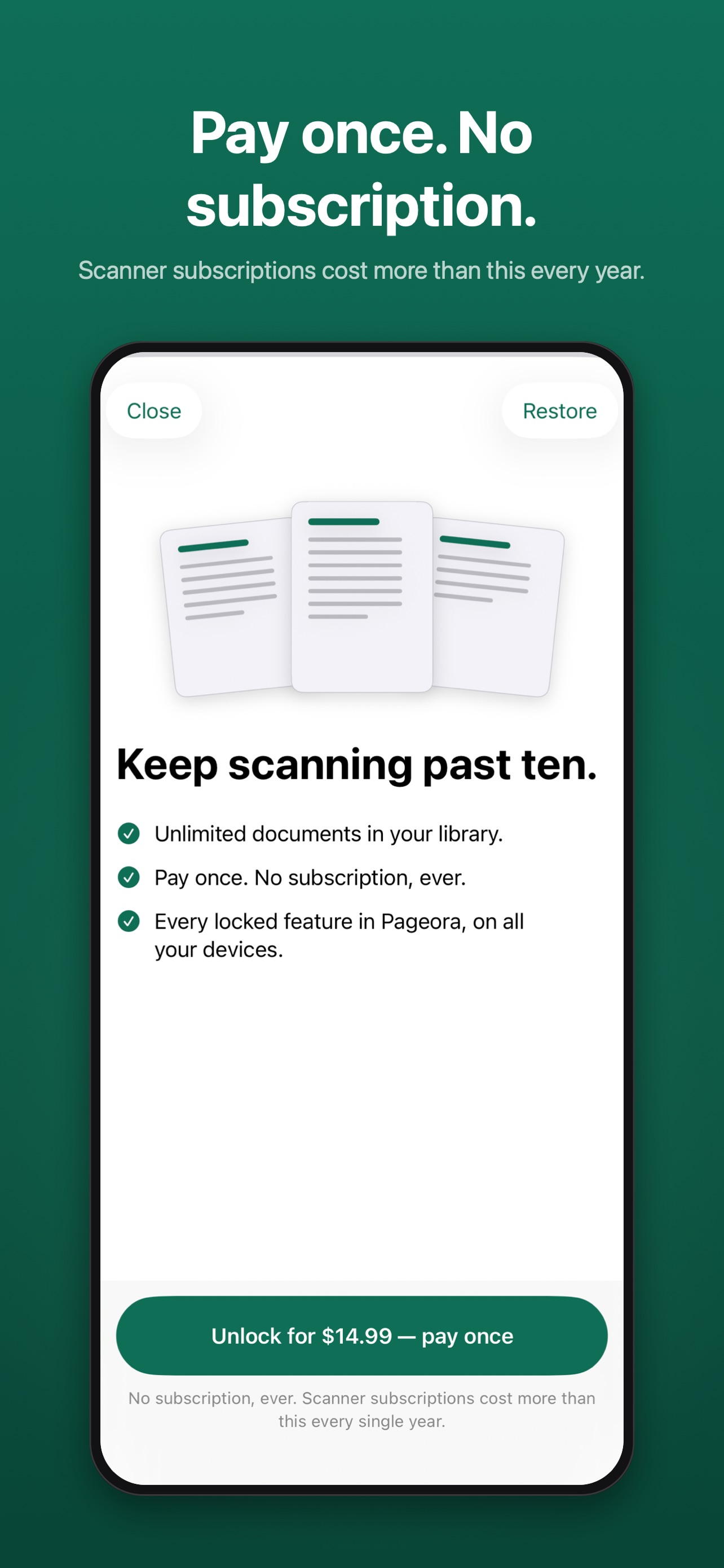 Screenshot 5 of PDF Document Scanner: Pageora