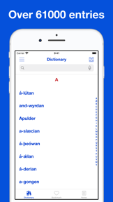 Anglo Saxon Dictionary screenshot