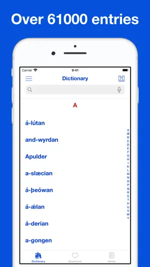 Anglo Saxon Dictionary screenshot 1