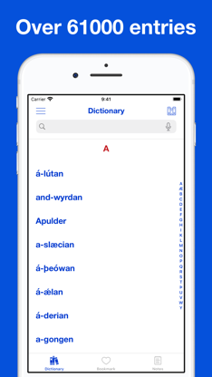 Anglo Saxon Dictionary screenshot 1