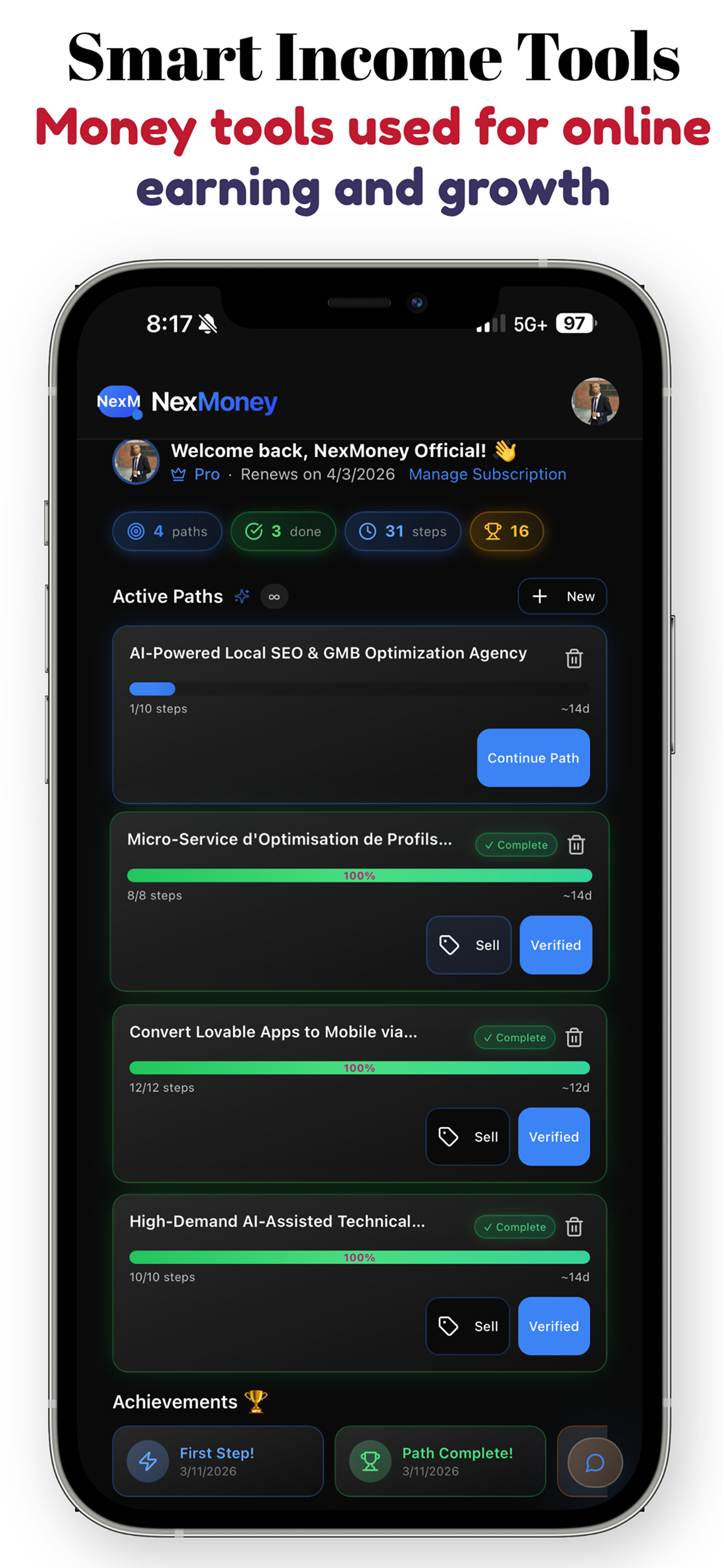 NexMoney: Grow Digital Income screenshot 7