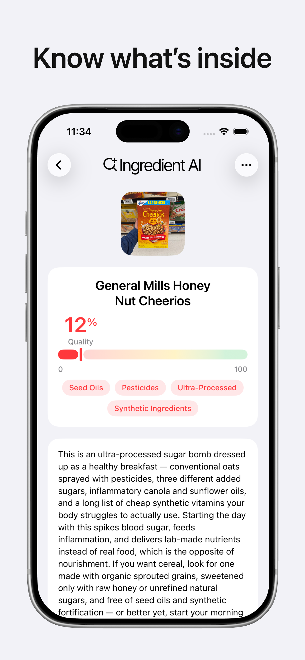 Ingredient AI - Scan Anything screenshot 2