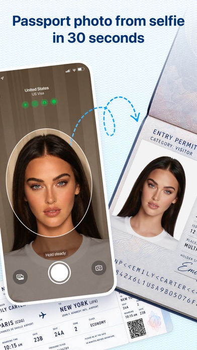 My Passport Photo AI iPhone screenshot
