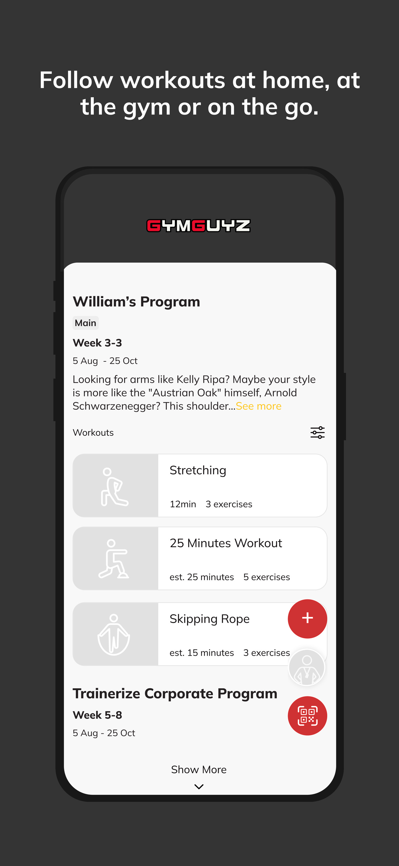 GYMGUYZ Fitness screenshot 3