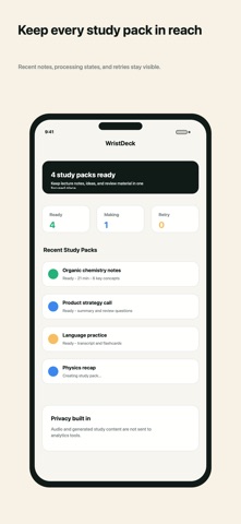 WristDeck Voice Notes Screenshot 4 of 5