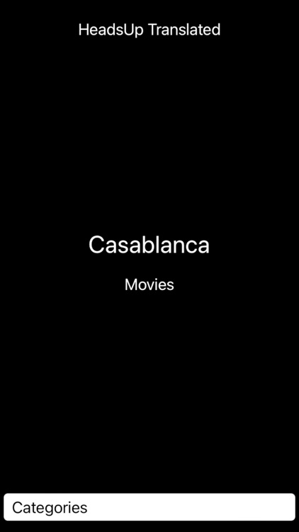 Heads Up Multi Language